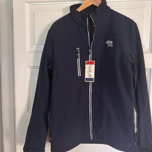 Torrey Pines Men's Telemark Softshell Full-Zip Jacket - Navy